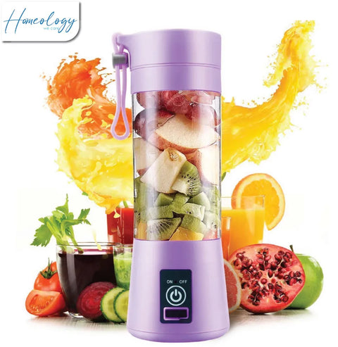 USB Rechargeable Juicer Blender 6 Blades