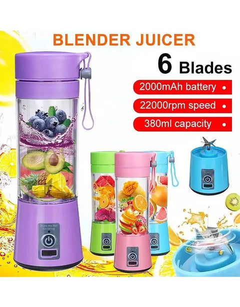 USB Rechargeable Juicer Blender 6 Blades