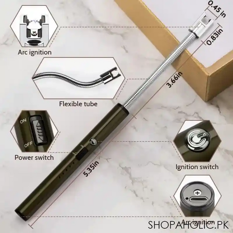 USB Rechargeable Electric Arc Lighter – Windproof Plasma Lighter
